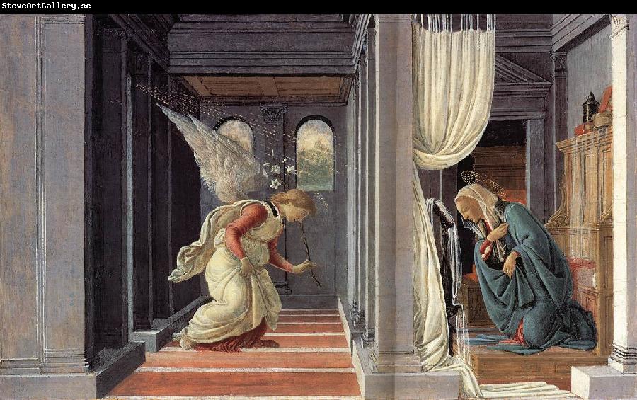 BOTTICELLI, Sandro The Annunciation fd